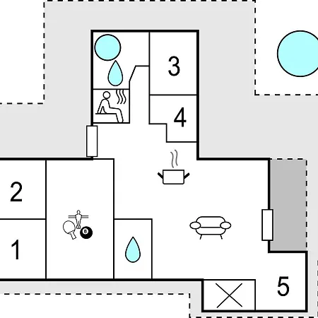 Nice In With 4 Bedrooms, Sauna And Wifi 別荘